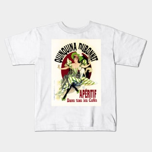 QUINQUINA DUBONNET Aperitif Liqueur by Jules Cheret Vintage French Kids T-Shirt